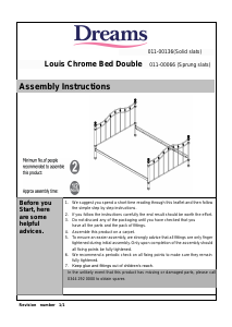 Manual Dreams Louis (149x205) Bed Frame