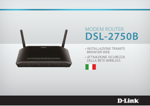 Manuale D-Link DSL-2750B Router