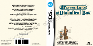 Handleiding Nintendo DS Professor Layton and the Diabolic Box