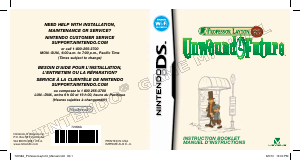 Handleiding Nintendo DS Professor Layton and the Unwound Future