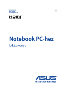 Használati útmutató Asus X556UQ Vivobook Laptop