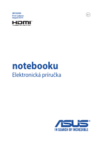 Návod Asus X556UR Vivobook Laptop