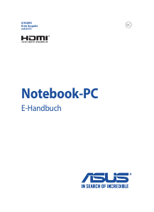 Bedienungsanleitung Asus X556UR Vivobook Notebook