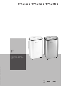 Manuale Trotec PAC 3800 S Condizionatore d’aria