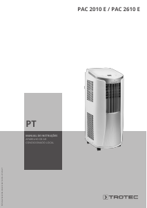 Manual Trotec PAC 2610 E Ar condicionado
