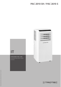 Manuale Trotec PAC 2610 S Condizionatore d’aria