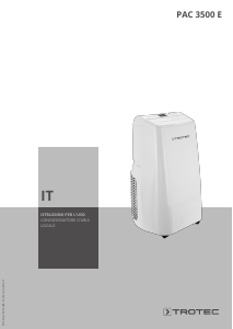 Manuale Trotec PAC 3500 E Condizionatore d’aria