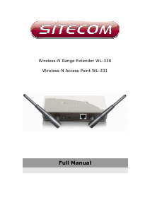 Handleiding Sitecom WL-331 Access point