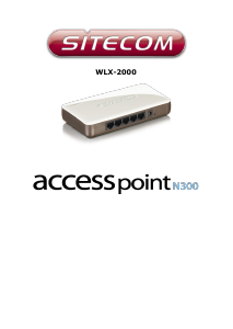 Handleiding Sitecom WLX-2000 Access point