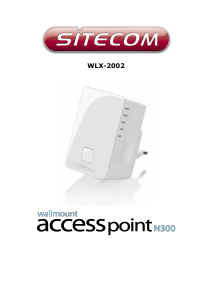 Handleiding Sitecom WLX-2002 Access point