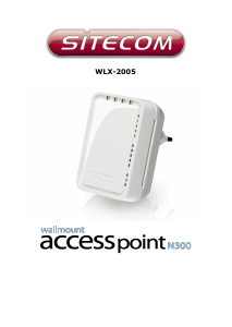 Handleiding Sitecom WLX-2005 Access point