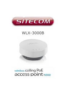 Handleiding Sitecom WLX-3000B Access point