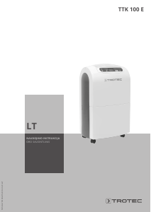 Vadovas Trotec TTK 100 E Oro sausintuvas