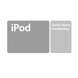 Handleiding Apple iPod Mp3 speler