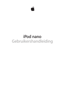 Handleiding Apple iPod nano (7nth gen) Mp3 speler