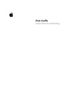 Handleiding Apple iPod shuffle (3rd gen) Mp3 speler