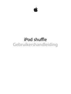 Handleiding Apple iPod shuffle (4th gen) Mp3 speler