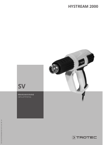 Bruksanvisning Trotec HyStream 2000 Varmluftpistol