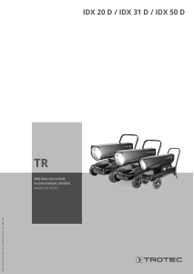 Kullanım kılavuzu Trotec IDX 31 D Isıtıcı