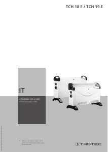 Manuale Trotec TCH 19 E Termoventilatore