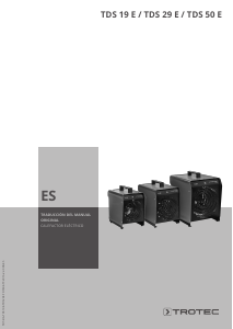 Manual de uso Trotec TDS 19 E Calefactor