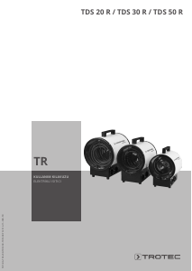 Kullanım kılavuzu Trotec TDS 30 R Isıtıcı