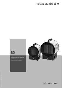 Manual de uso Trotec TDS 50 M Calefactor