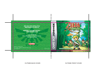 Manual Nintendo GameBoy Advance The Legend of Zelda - The Minish Cap