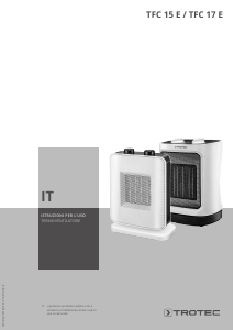 Manuale Trotec TFC 17 E Termoventilatore