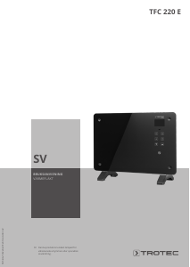 Bruksanvisning Trotec TFC 220 E Värmefläkt