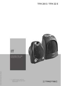 Manuale Trotec TFH 20 E Termoventilatore