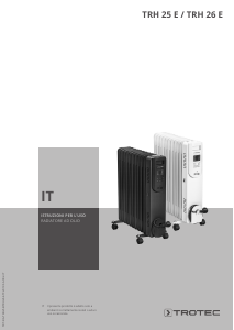 Manuale Trotec TRH 25 E Termoventilatore