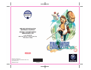 Manual Nintendo GameCube Final Fantasy - Chrystal Chronicles