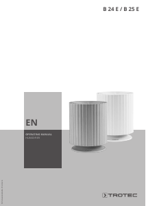 Manual Trotec B 24 E Humidifier