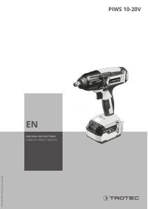 Manual Trotec PIWS 10-20V Impact Drill