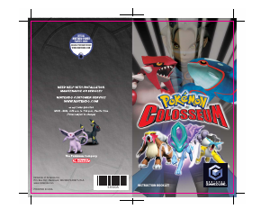 Manual Nintendo GameCube Pokemon Colosseum