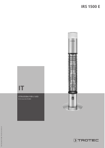 Manuale Trotec IRS 1500 E Riscaldamento esterno