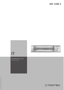 Manuale Trotec IR 1200 S Riscaldamento esterno