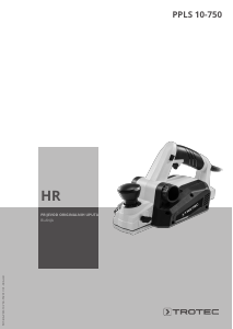 Priručnik Trotec PPLS 10‑750 Planer