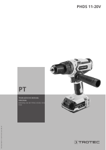 Manual Trotec PHDS 11-20V Martelo perfurador