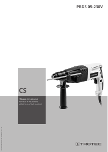 Manuál Trotec PRDS 05‑230V Rotační kladivo