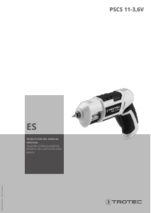 Manual de uso Trotec PSCS 11‑3,6V Atornillador