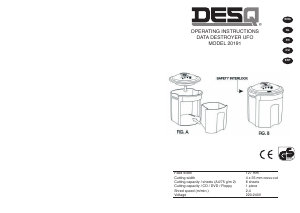 Manual Desq 20191 Paper Shredder