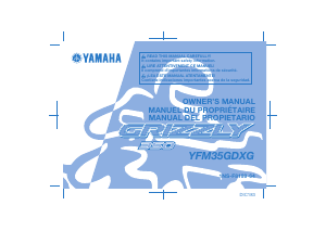 Manual Yamaha Grizzly 350 (2016) Quad