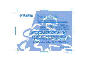 Handleiding Yamaha Grizzly 700 (2016) Quad