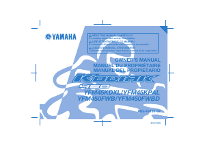 Handleiding Yamaha Kodiak 450 (2020) Quad