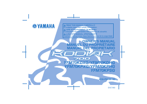 Handleiding Yamaha Kodiak 700 (2016) Quad