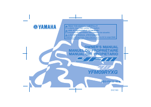 Manual Yamaha YFM90 (2016) Quad
