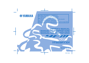 Handleiding Yamaha YFM90 (2017) Quad