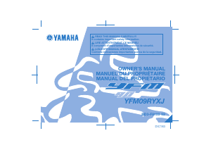 Handleiding Yamaha YFM90 (2018) Quad